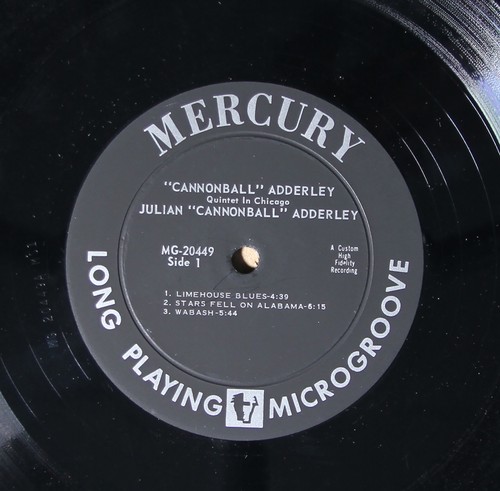 Cannonball Adderley - Quintet In Chicago - MERCURY 20449 VG+/M- MONO - Picture 5 of 7