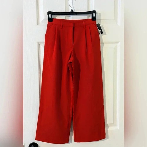 Art Class Dress Pants Wide Leg Red Girls Size S- 6/7 NWT - Picture 4 of 9