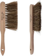 Professional Horse Hair Dust Foxtail Brush, 9 Inches for Work, Outdoor, Brown 