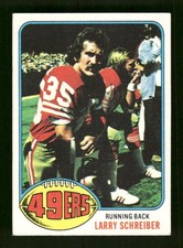 1976 Topps #246 Larry Schreiber EX Excellent 49ers BXCP17