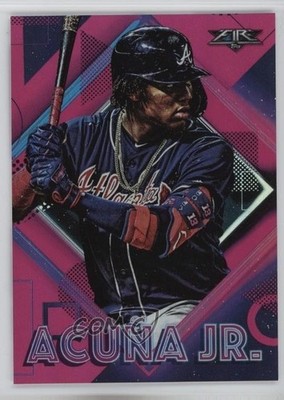 2020 Topps Fire Magenta /25 Ronald Acuna Jr #28 b4d
