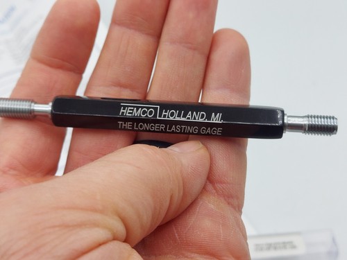 Enchufe roscado HEMCO 1/4-28 UNJF-3B GAGE GO NO GO P.D. = .2268 y 0.2300 **NUEVO** - Imagen 3 de 11