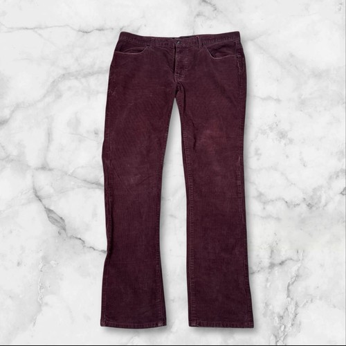 Krew Maroon Pantaloni in Velluto a coste Skateboard Uomo Taglia 36x31 Kslim Numero 11 - Foto 3 di 10