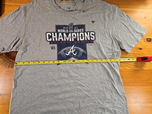 Fanatics Atlanta Braves 2021 World Series Champs XL T Shirt Gildean. I1 - Picture 4 of 6