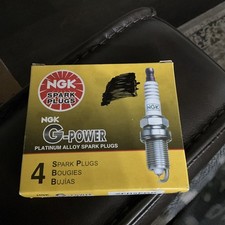 NGK G-POWER Platinum Alloy Spark Plugs ZFR5FGP Stock No. 7098 Set of 4 in Box