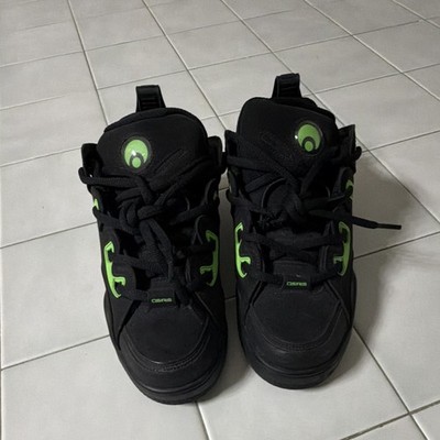 Osiris D3 OG Men's Sneakers Black/green Size 8 In US