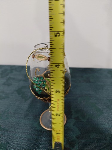 Weinmotiv Weihnachtsschmuck Weinglas & Weineimer - Bild 6 von 6