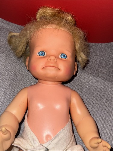 Working Mattel 1965 Cheerful Tearful 13" Doll Happy Sad Face Works TLC - Picture 9 of 10