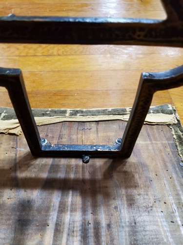 Antike viktorianische Gusseisen Klavierbank Waschtischhocker/Kaminhocker - Bild 5 von 16