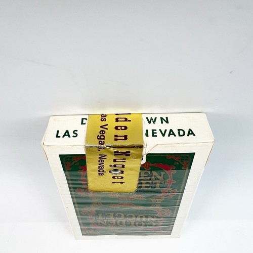 Vintage Golden Nugget Playing Cards Gambling Hall Rooming House Green Hole Punch - Picture 5 of 7