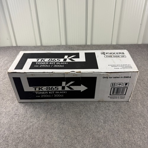 Original Kyocera TK-865K Tonerkartusche unbenutzt geöffnet