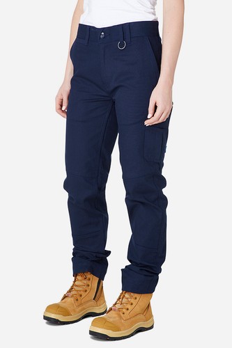ELWD | Elwood Workwear | WOMEN'S BASIC WORK PANTS (Navy, Khaki, Black) EWD502 - Picture 16 of 23