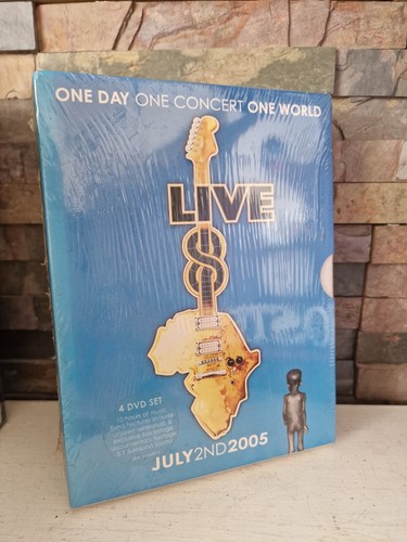Live 8 (2005 Konzert) DVD Boxset - UK, Region 2. NEU / VERSIEGELT.