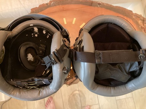 Gentex Military Flight Pilot Helmets - Pilot Issued With Name - Picture 5 of 8