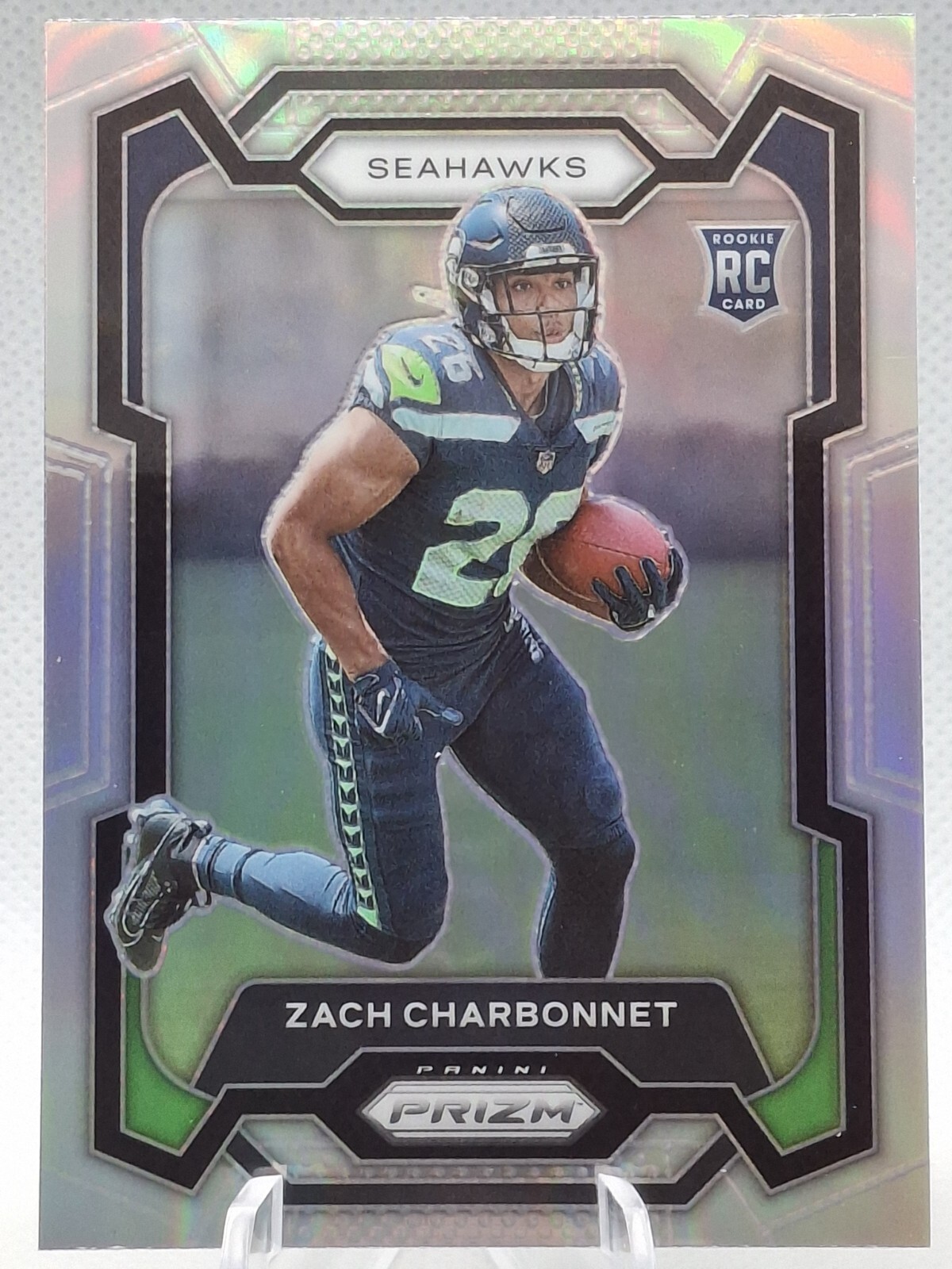 2023 Panini Prizm Zach Charbonnet RC Rookie Silver Prizm #392