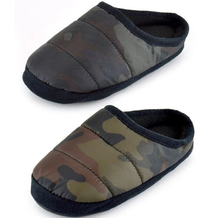 Kids camo slippers sales