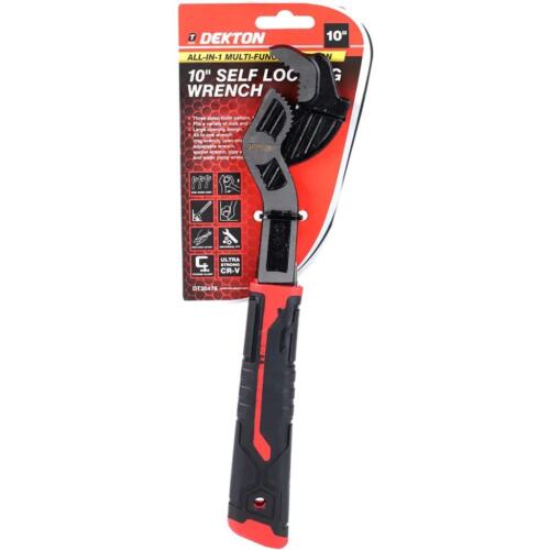 Dekton Sum One Handed Adjustable Self Locking Wrench Spanner Pliers 8" Tool - Picture 2 of 4