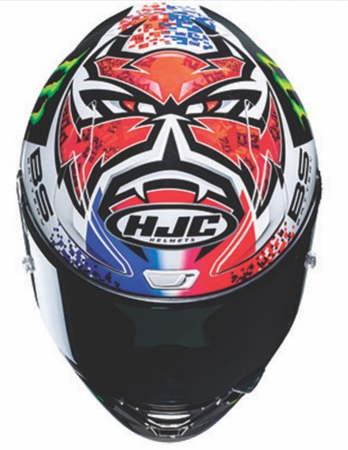 HJC RPHA 1N Quartararo LEMANS MOTORCYCLE Helmet - Black/BLUE XXL ECE RATED - Picture 3 of 15