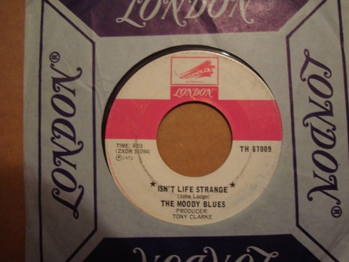 THE MOODY BLUES, ISN'T LIFE STRANGE, LONDON RECORDS USA 1972 EX