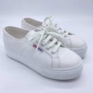superga white leather platform sneakers