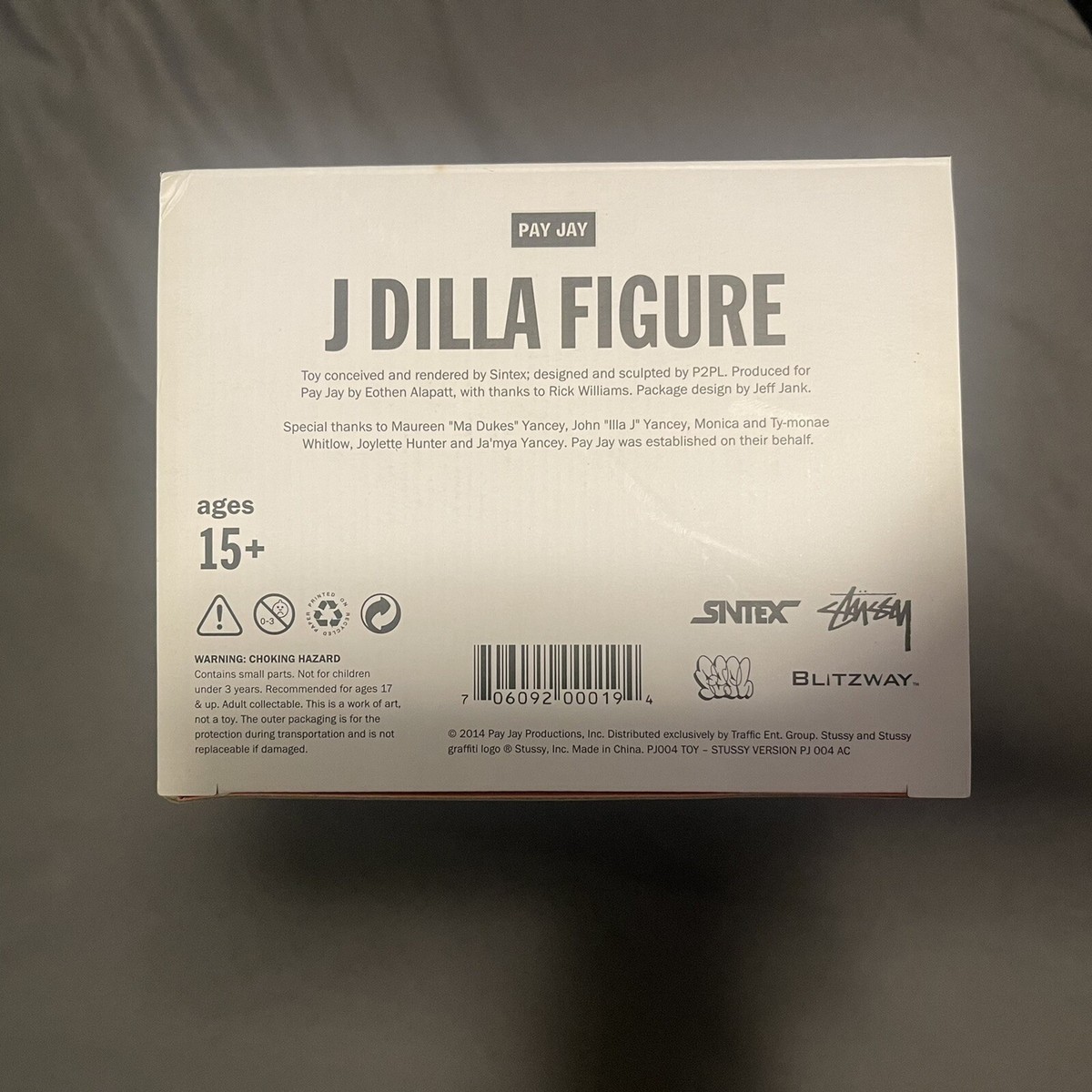 J-DILLA hiphop action figure - Stussy x Pay Jay. 1st Edition J-DILLA hiphop action figure - Stussy x Pay Jay. 1st Edition