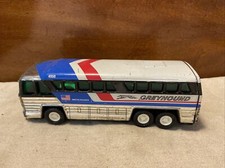 Vintage 1979 Tin Buddy L Greyhound Bus Americruiser 4950 Made in Japan