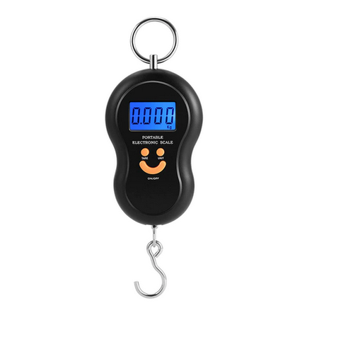 Portable Electronic Fish Scale LCD Display Digital Hanging Travel Luggage 110lb - Picture 2 of 9