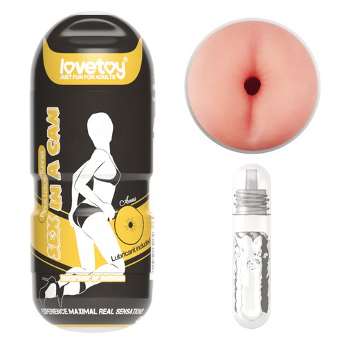 Lovetoy Sex in a Can Masturbator Cups Realistic Pussy, Vagina, Mouth, Anal, Ass - Picture 3 of 21