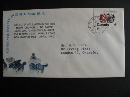 Canada Dog Sled Mail Run Churchill NWT NT check it out! - 第 1/2 張圖片