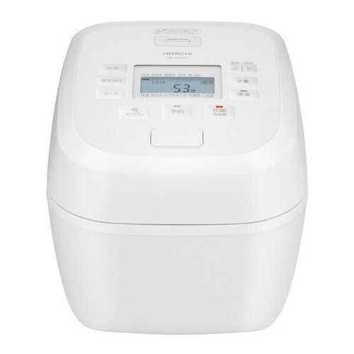 HITACHI RZ-A100HJ-W Rice Cooker 5.5 Cups Pressure Steam 100V White/Made in Japan - Picture 1 of 15