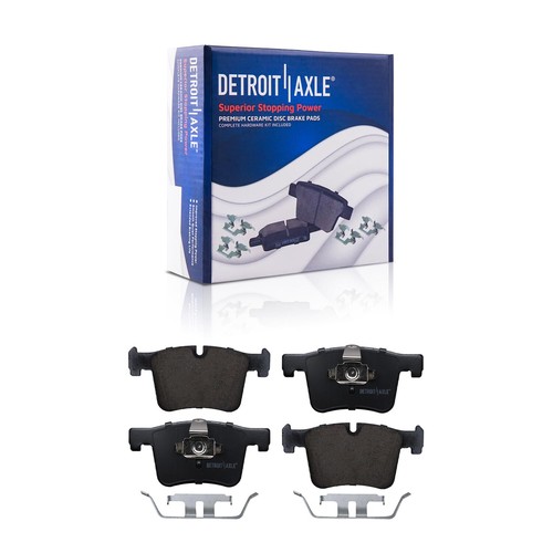 12.91 inch (328mm) Front DRILLED Brake Rotors Ceramic Brake Pads for BMW X3 X4 - Picture 4 of 7