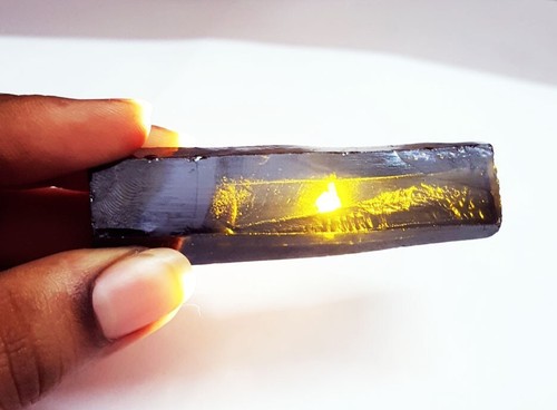 Loose Gemstone 437.92 Ct Cambodian Olive Green Zircon Rough Certified Gem - Picture 7 of 11
