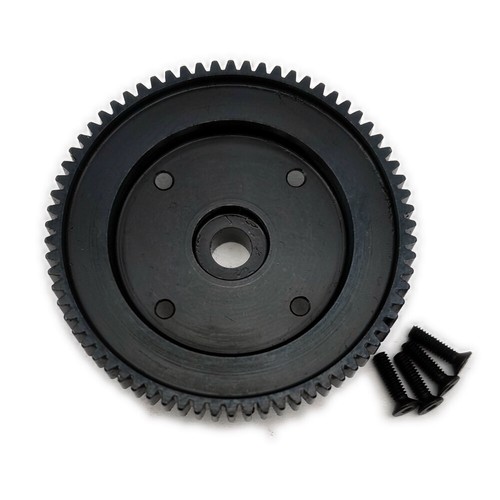 Ingranaggio differenziale in acciaio duro 70T 0,6M nero per Tamiya XV-02 22050 - Foto 2 di 2