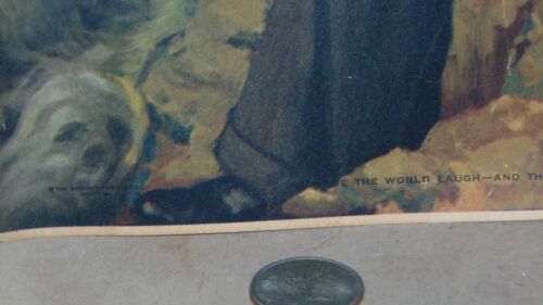 STAMPA VINTAGE WILL ROGERS HA FATTO RIDERE E PENSARE IL MONDO SENZA CORNICE - Foto 6 di 10
