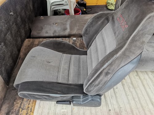 Honda CRX 1983-1987 front grey seats SB2-7000-M1 01851356 851356 - Picture 3 of 22