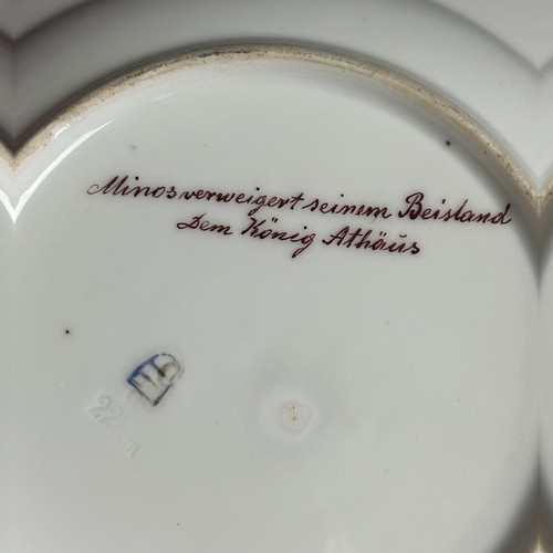 Antique Royal Vienna Style Plate Neoclassical Hand-Painted, Gilt c19thC REPAIRED - Picture 20 of 20