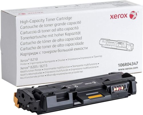 Xerox 106R04347 B205 B210 B215 Hochleistungs-Tonerkassette 3K Seiten schwarz - Bild 1 von 2