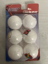PING PONG BALLS SET OF 6 JUSTICE LEAGUE THEME NEW SEALED 