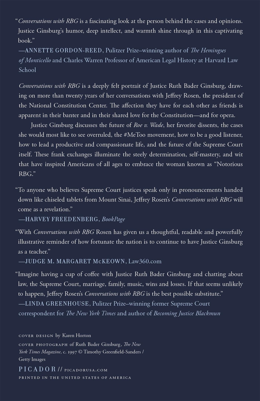 Thumbnail - Conversations With Rbg Ruth Bader Ginsburg On Life, Love, Liberty, And