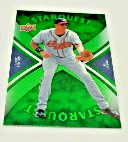 2008 UPPER DECK FIRST EDITION - MARK TEIXEIRA BRAVES STARQUEST COMMON SQ-24 - Picture 3 of 5