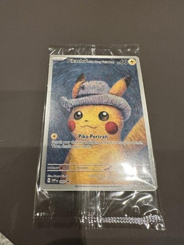 Pikachu With Grey Felt Hat 085 Promo Pokémon Van Gogh Sealed (International) - Bild 5 von 10