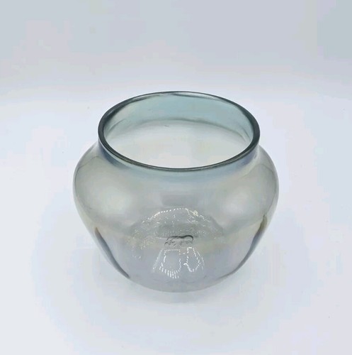 Brian Lonsway signierte mundgeblasene Studio Art 4" opalisierende Glasvase Glas 1983 - Bild 3 von 6