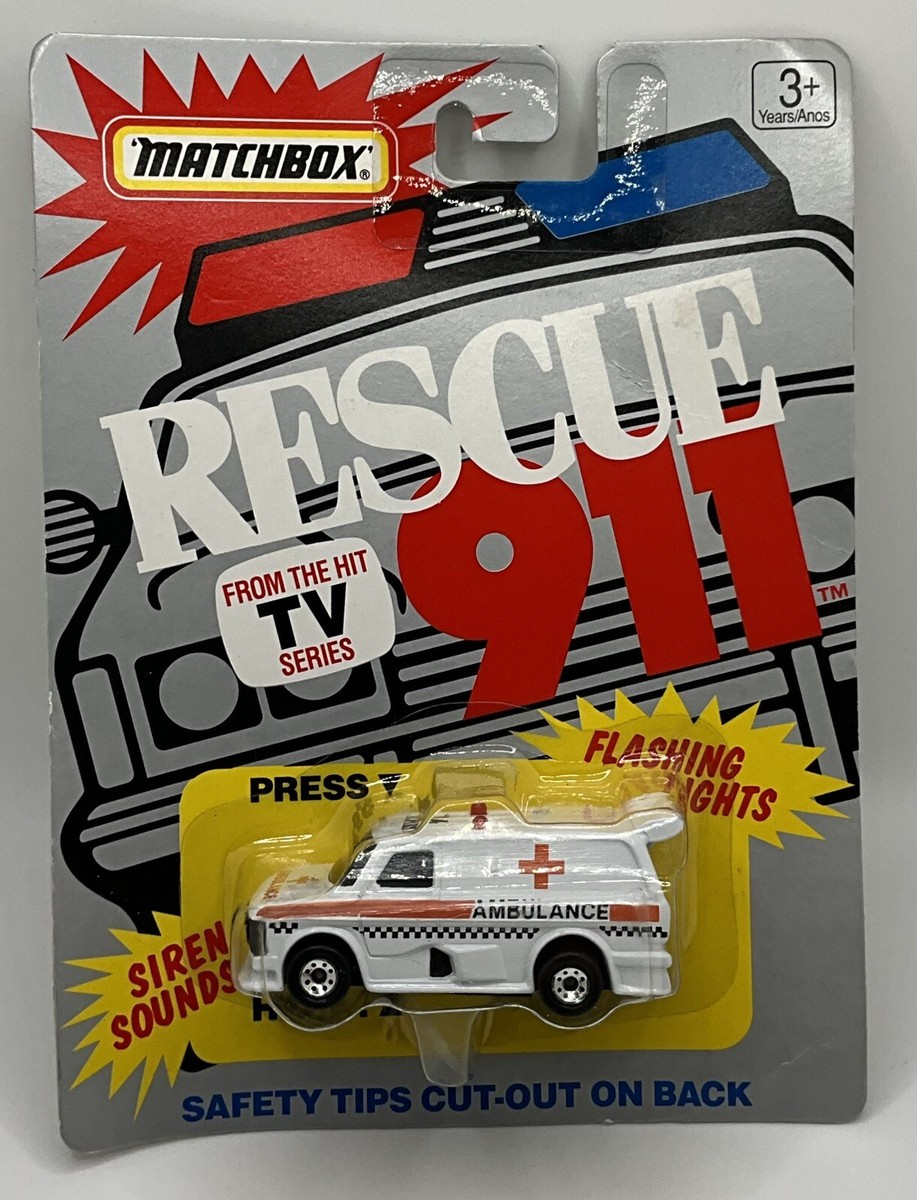 1990 Matchbox Rescue 911 Ambulance Ford Supervan II - *Read | eBay