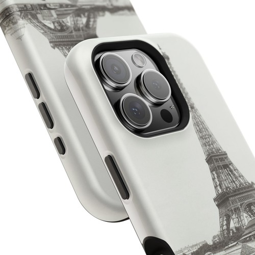 Parisian Eiffel Tower Vintage Photo - Tough Phone Case - Paris Mobile Cover - 第 5/151 張圖片