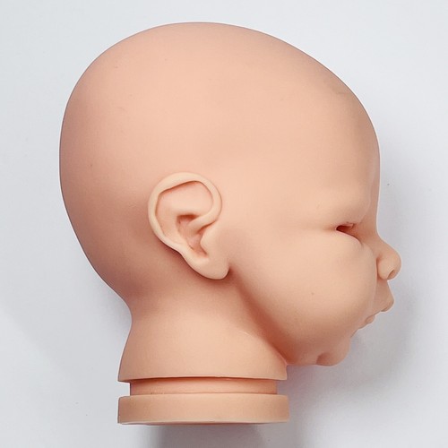 Vintage Reborn Doll Head Cheryl Webber Unpainted Unused 5.25” Parts Replacement - Picture 3 of 8