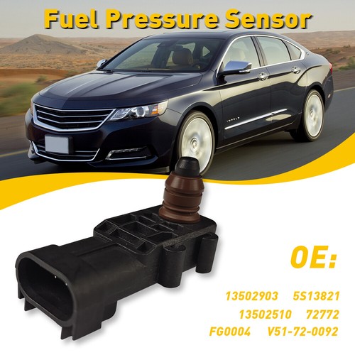 For Buick Cadillac Chevrolet GMC Fuel Regulator Injector Rail Pressure Sensor US - Picture 7 of 12