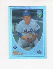 2002 TOPPS SUPER TEAMS BASEBALL RETROFRACTOR BUDDY HARRELSON METS 1952/1969