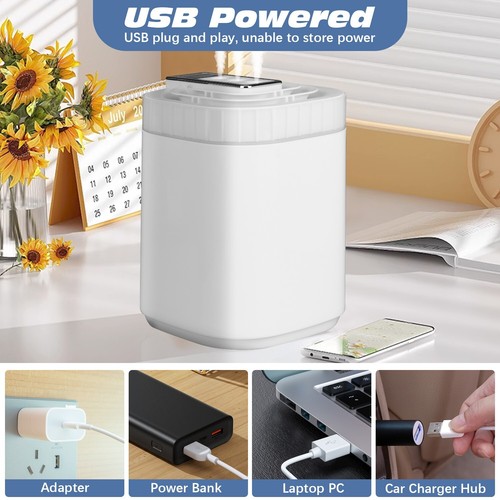 3000ML Cool Mist Air Humidifier 7 Colours Oil Diffuser Ultrasonic Humidifier USA - Picture 7 of 15