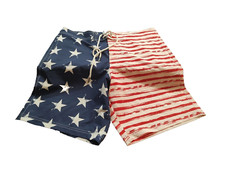 AE Men  s Board Shorts USA Flag American Eagle medium