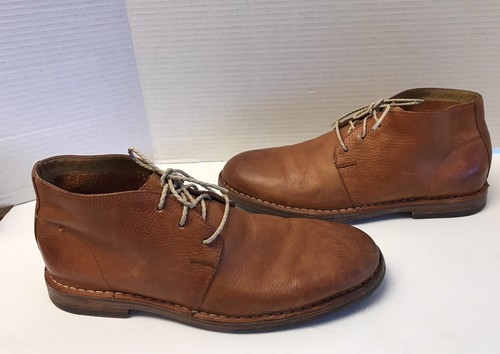 Cole Haan Herren Graydon Stiefel Größe 10 M Cognac Kiesel Leder Chukka Einfache Zehe - Bild 9 von 11
